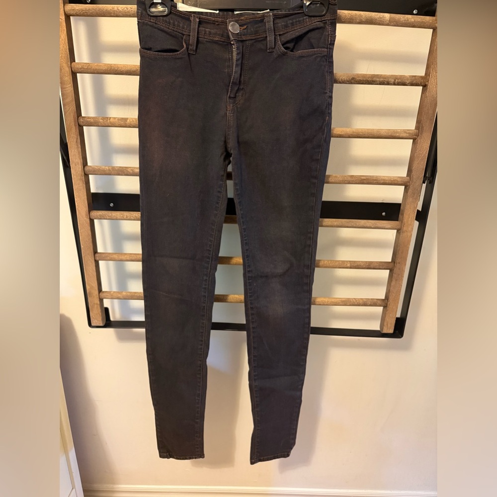 Silence + Noise high rise Brown/black jeans